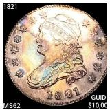 1821 Capped Bust Quarter