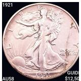 1921 Walking Liberty Half Dollar