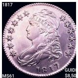 1817 Capped Bust Half Dollar UNCIRCULATED