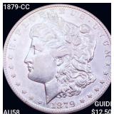1879-CC Morgan Silver Dollar CHOICE AU