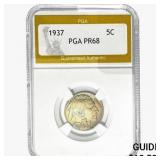 1937 Buffalo Nickel PGA PR68