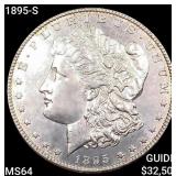 1895-S Morgan Silver Dollar CHOICE BU