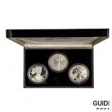 2006 20th Anniv. American Silver Eagle 3 Coin Set