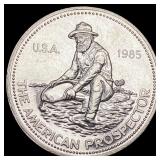 1985 Engelhard American Prospector Silve GEM BU