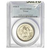 1936-S Texas Half Dollar PCGS MS65