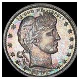 1892 Barber Quarter GEM PROOF