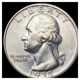 1935-D Washington Quarter UNCIRCULATED