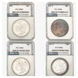 1881-1898 [4] Morgan Silver Dollar PCI MS65-67
