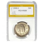 1946-S Booker T. Washington Half PGA MS6