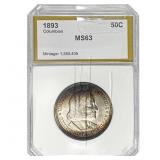 1893 Columbian Half Dollar GSA MS63