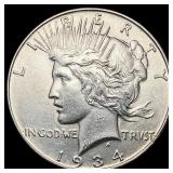 1934 Peace Silver Dollar UNCIRCULATED