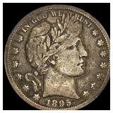 1895-S Barber Half Dollar NICELY CIRCULATED