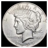 1935 Peace Silver Dollar CLOSELY UNCIRCULATED