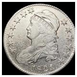 1824 Capped Bust Half Dollar CLOSELY UNCIRCULATED