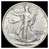 1916 Walking Liberty Half Dollar CLOSELY UNCIRCULA