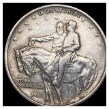 1925 Stone Mountain Half Dollar CLOSELY UNCIRCULAT