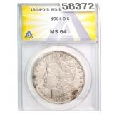 1904-O Morgan Dollar ANACS MS64