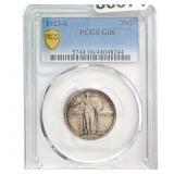 1923-S Standing Liberty Quarter PCGS G06