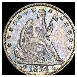 1854-O Seated Liberty Half Dollar CHOICE BU