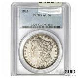 1893 Morgan Silver Dollar PCGS AU50