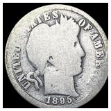 1895 Barber Dime NICELY CIRCULATED