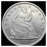 1871-S Seated Liberty Half Dollar UNCIRCULATED
