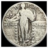 1927-S Standing Liberty Quarter NICELY CIRCULATED