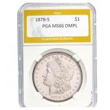1878-S Morgan Dollar PGA MS66 DMPL
