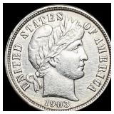 1903-O Barber Dime NEARLY UNCIRCULATED