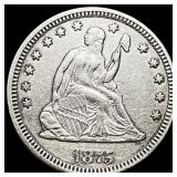 1875 Seated Liberty Quarter CLOSELY UNCIRCULATED