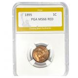 1895 Indian Head Cent PGA MS66 RED