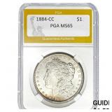 1884-CC $1 PGA MS65