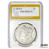 1879-S $1 PGA MS65 PL