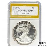 1996 $1 Silver Eagle PGA PR70 DCAM