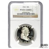 1963 Franklin Half Dollar Proof