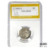 1931-S 5C PGA MS64