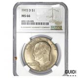 1972-D Eisenhower Dollar