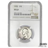 1952 25C Washington Quarter Proof
