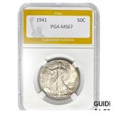 1941 50C PGA MS67