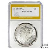 1883-CC $1 PGA MS65