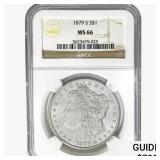 1879-S Morgan Silver Dollar NGC MS66