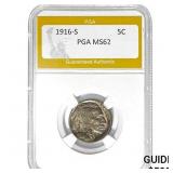 1916-S 5C PGA MS62