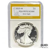 2023-W $1 PGA PR70 DCAM Silver Eagle