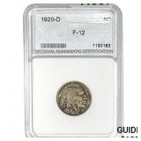 1920-D Buffalo Nickel NNC F12