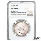 1954 Franklin Half Dollar