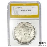1887-O Morgan Dollar PGA MS64