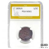 1809/6 1/2C PGA MS61