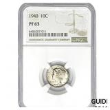 1940 10C Mercury Dime