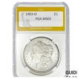 1903-O Morgan Dollar PGA MS65