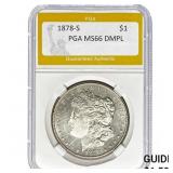 1878-S $1 PGA MS66 DMPL